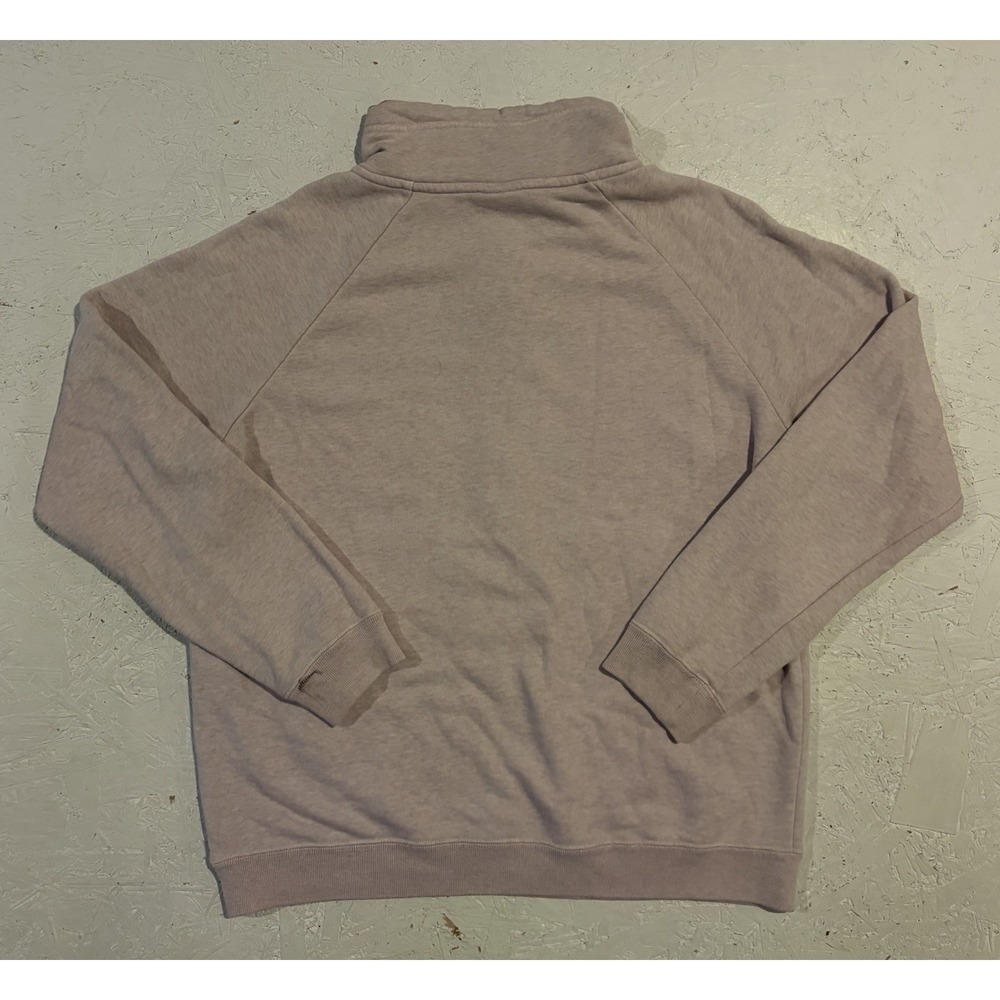 Nike Sportwear Club Essential 1/4 Zip Fleece Women's M Pullover Pink AH6494-684 - Picture 9 of 11